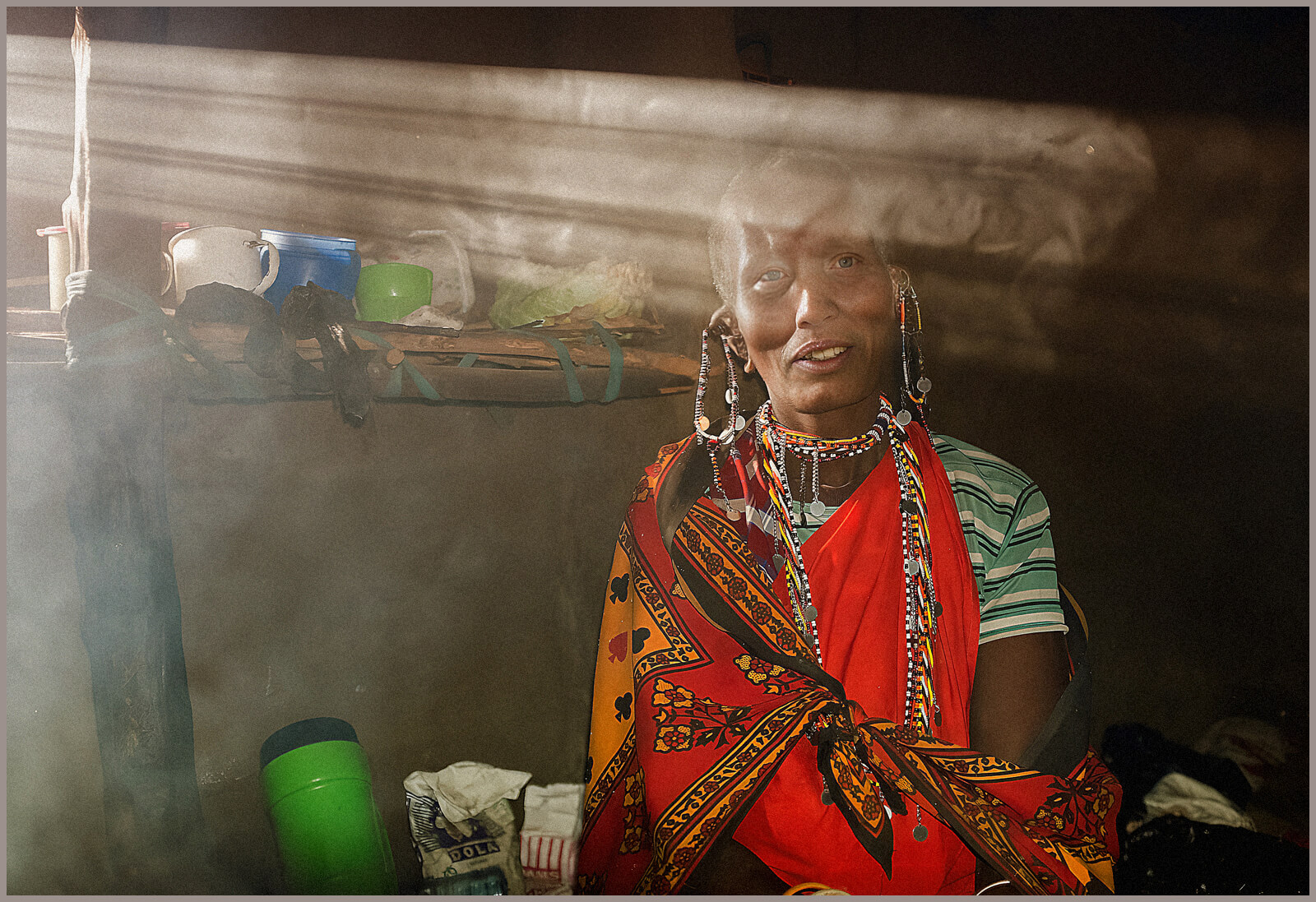 Portraiture Photography Maasai woman.